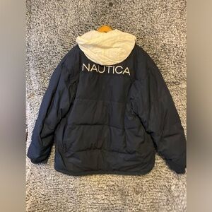 Men’s Nautica Puffer Coat with flaws please look at the pictures and ask me any?